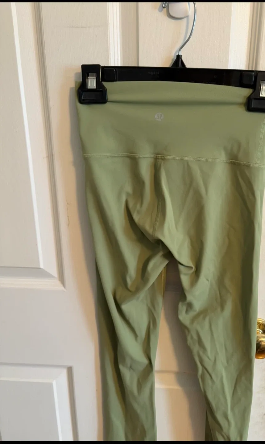 Lululemon Align Leggings, Green, Size 4 tight 28 image indicator(2)