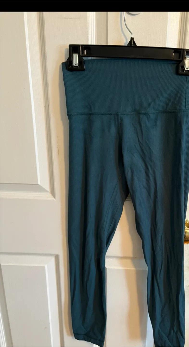 Lululemon Align High-Rise Ribbed Leggings size 6 tight 25 thumbnail