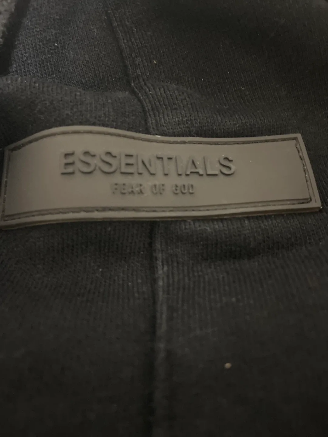 Essentials Fear of God Black pants uncuffed size S image indicator(3)
