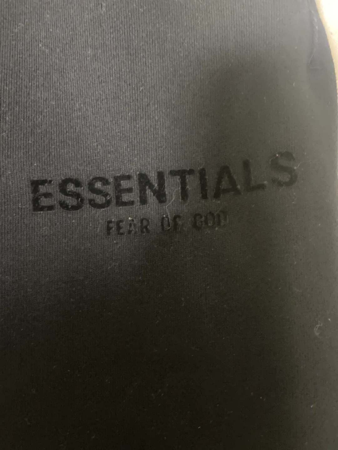 Essentials Fear of God Black pants uncuffed size S image indicator(2)