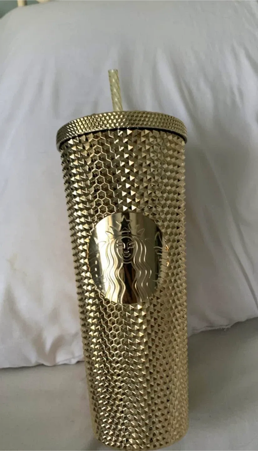 Starbucks Gold Studded Tumbler thumbnail