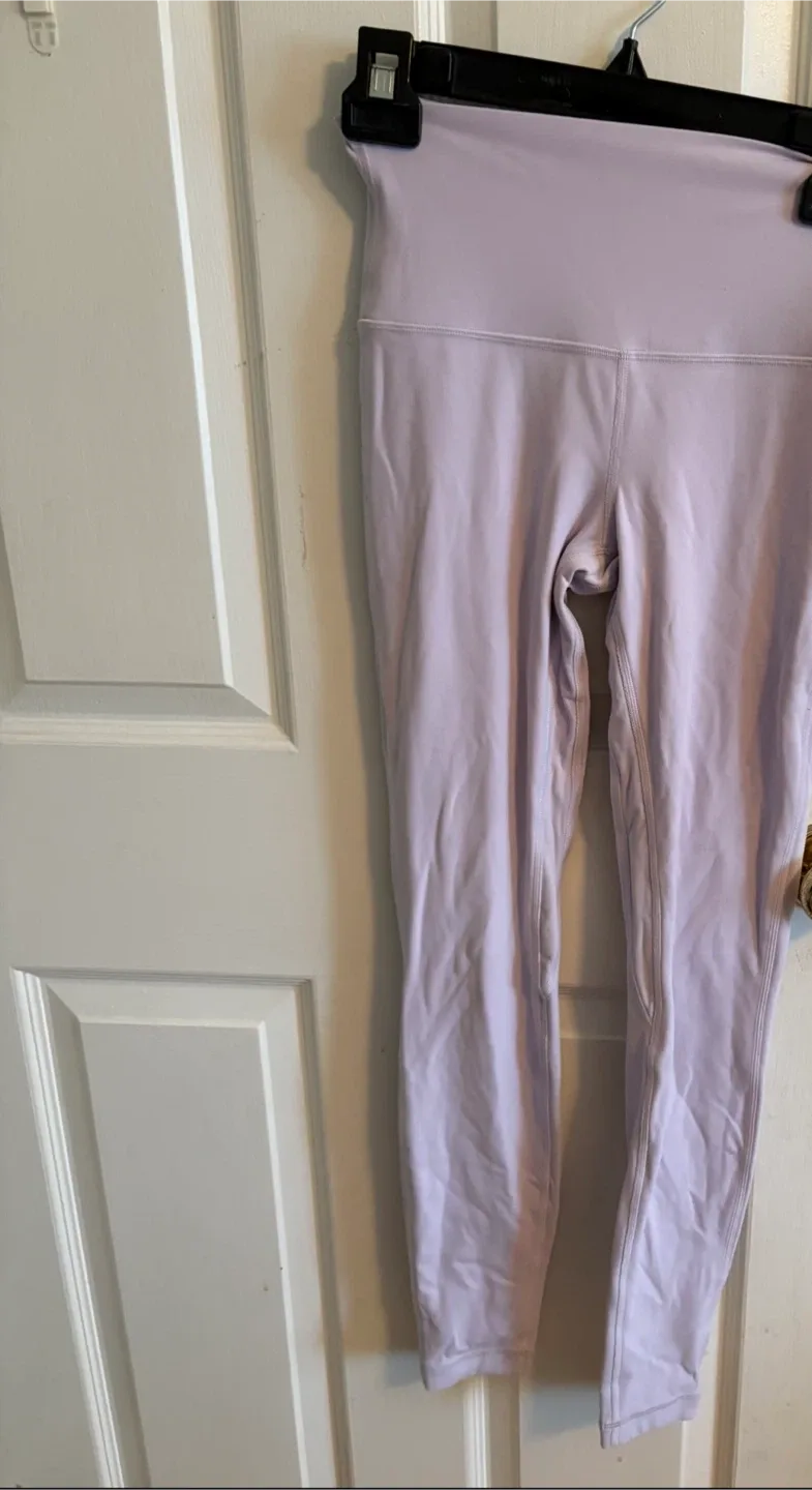 Lululemon Align Leggings Size 4 Lilac tight 28 double llined thumbnail