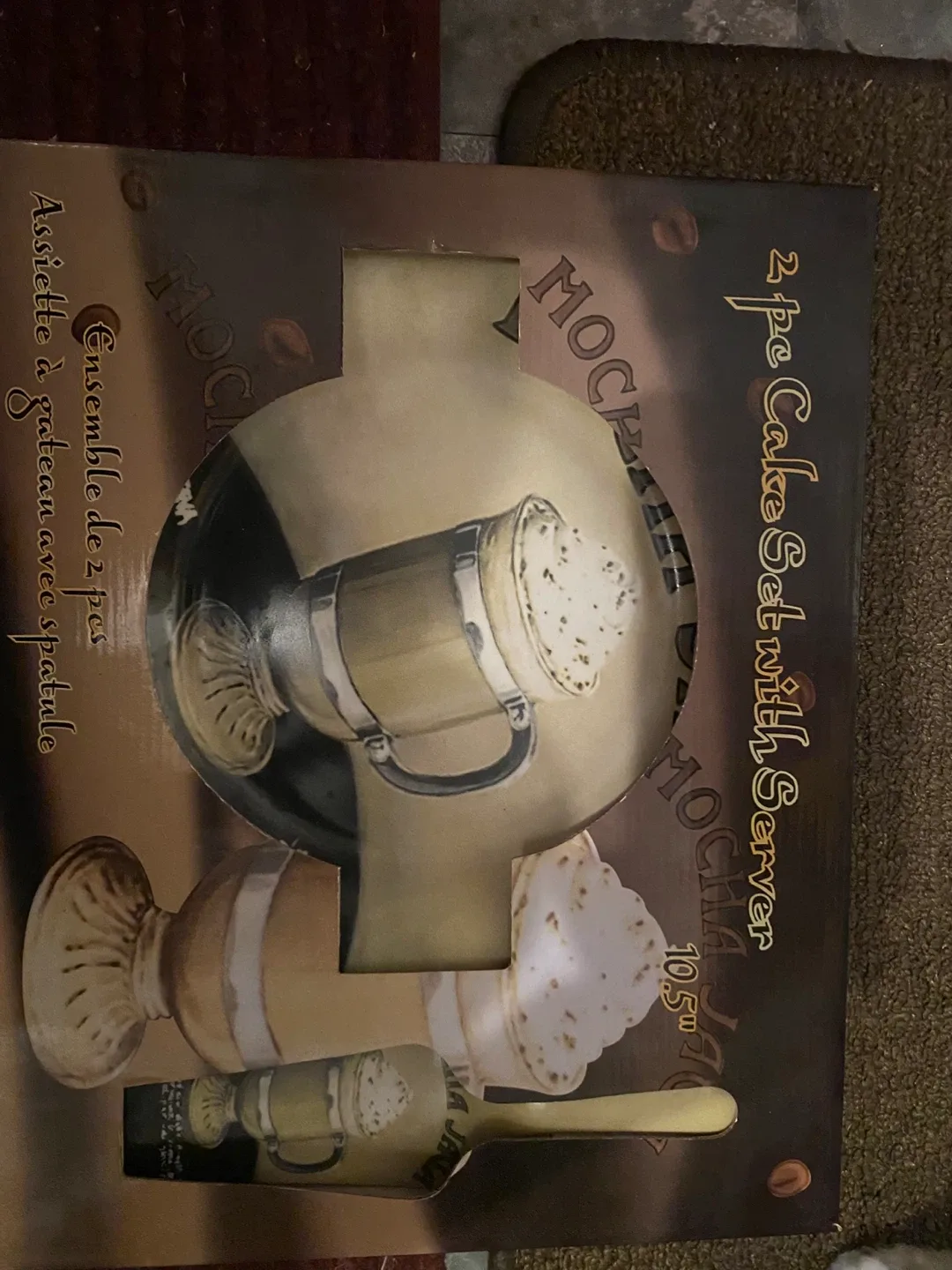 Mocha Java Cake Set with Server image indicator(2)