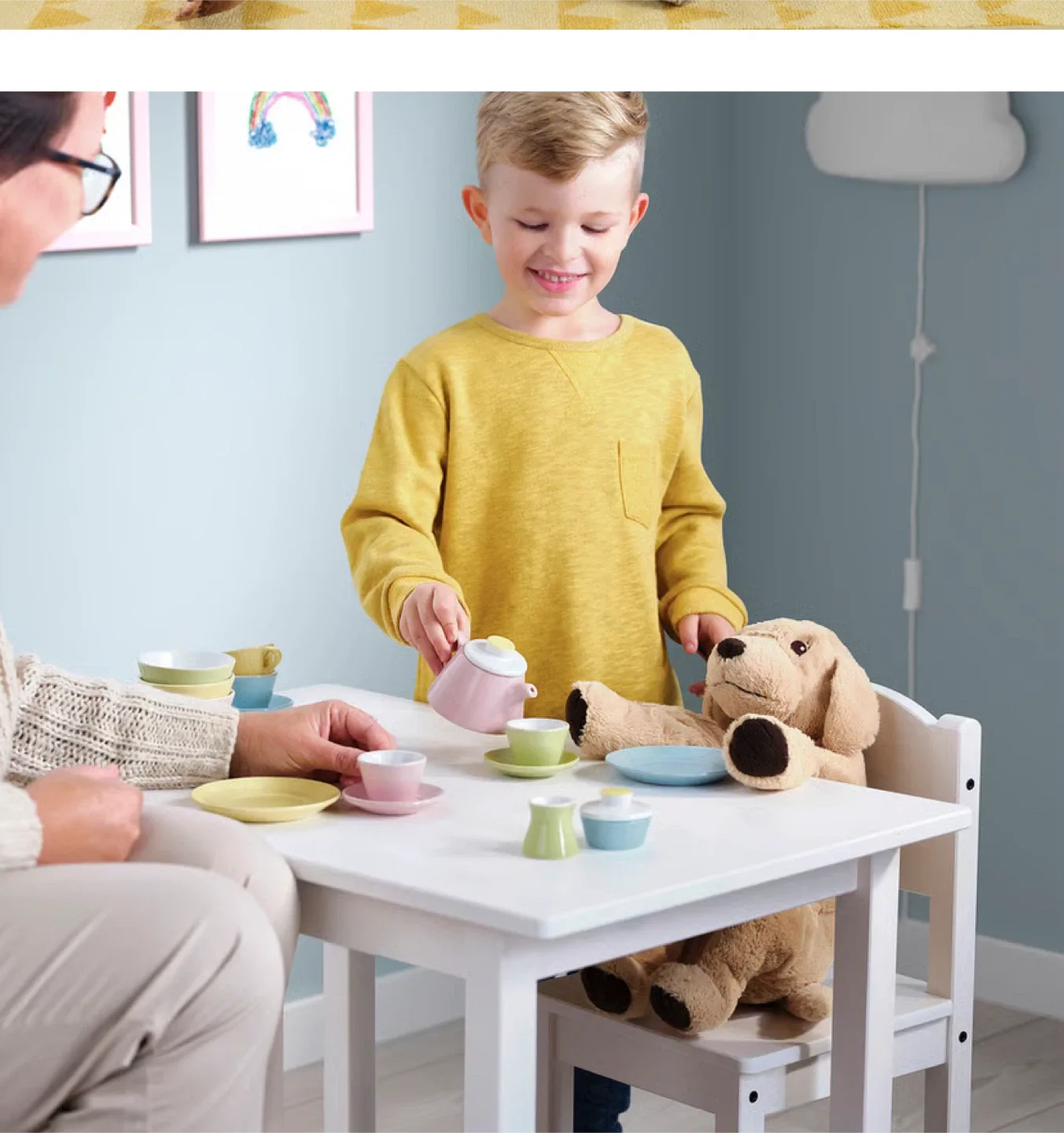 BN Ikea DUKTIG 3-piece tea playset, mixed colours image indicator(6)