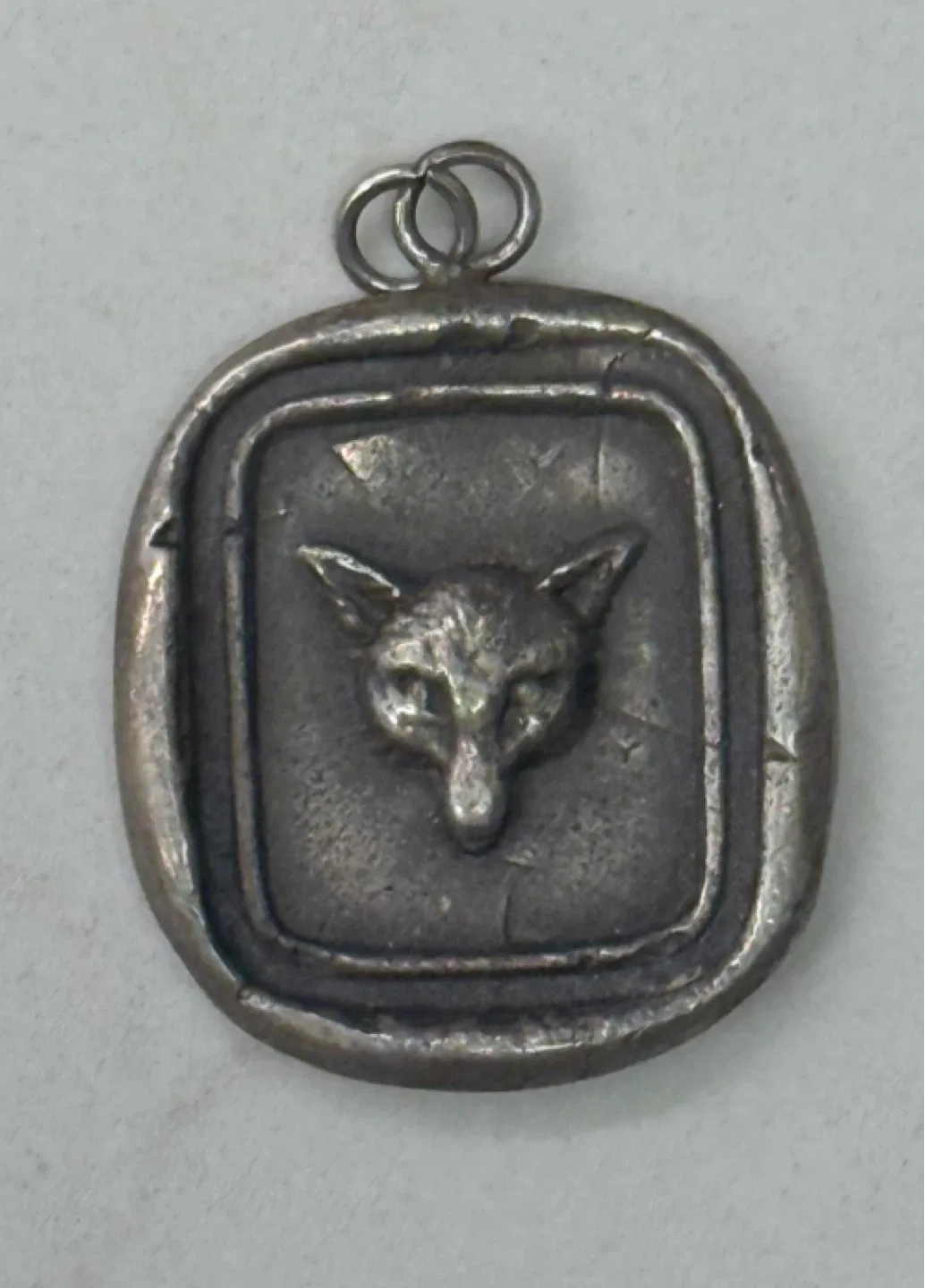 Purho 925 Sterling Silver Fox Pendant image indicator(2)