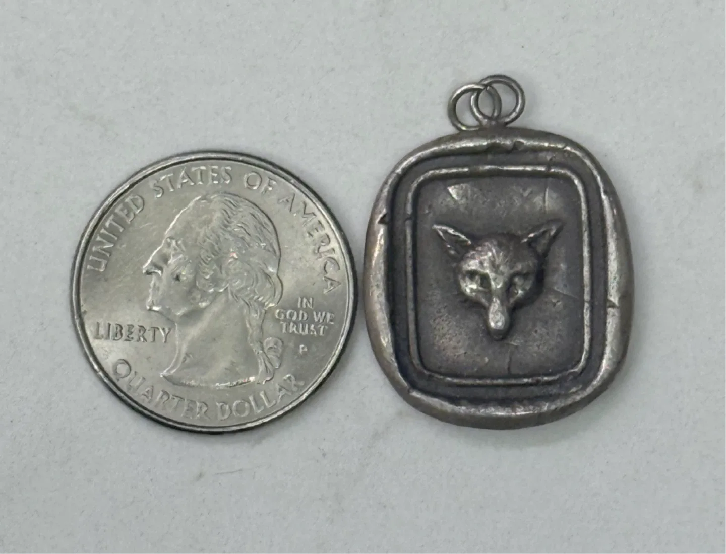 Purho 925 Sterling Silver Fox Pendant image indicator(4)