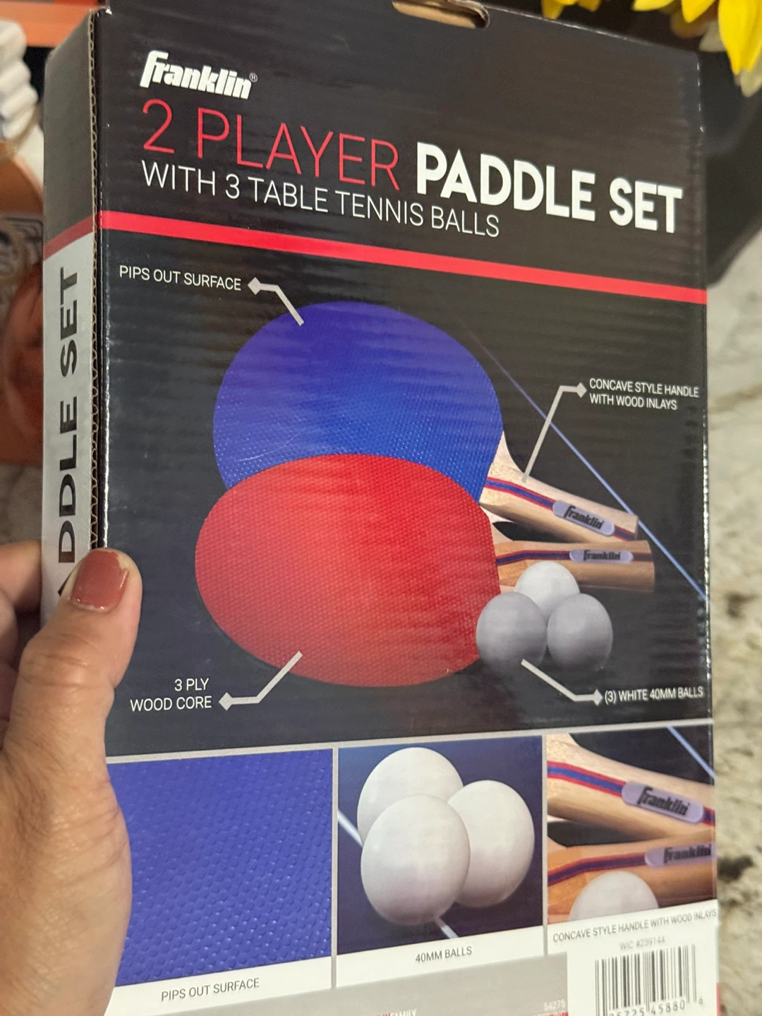 New Franklin 2 Player Paddle Set check more pictures - photo 2