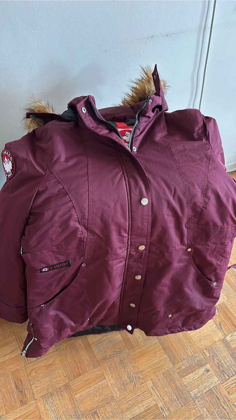 Canada Goose Burgundy Winter Jacket (-40•C)