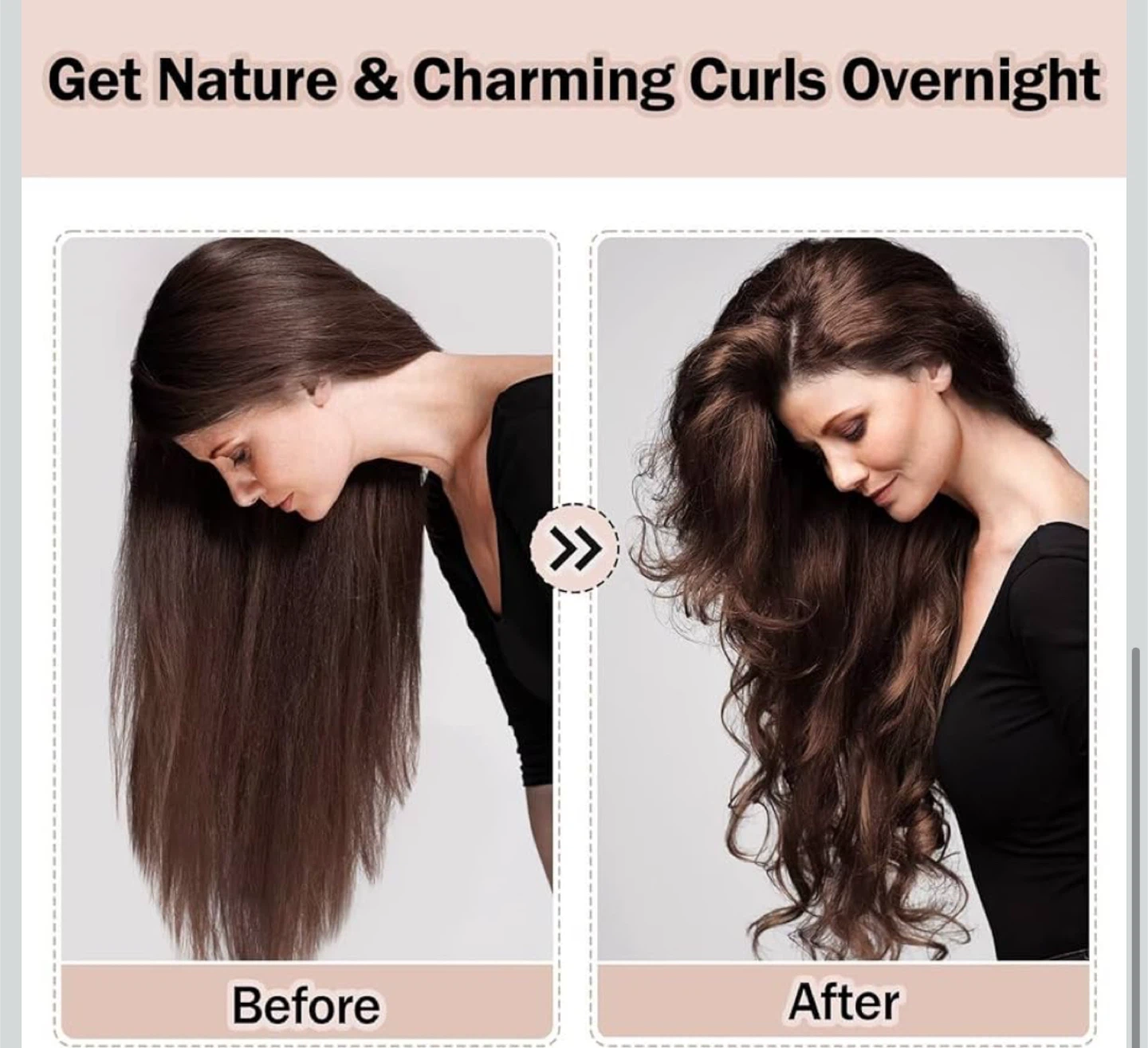 Heatless Hair Curler Set - Leopard Print - photo 4