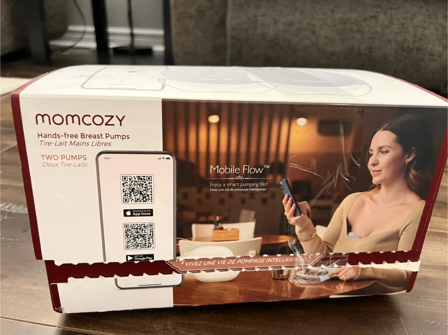 Momcozy Mobile Flow Wearable Breast Pump (Model BP223) image indicator(4)