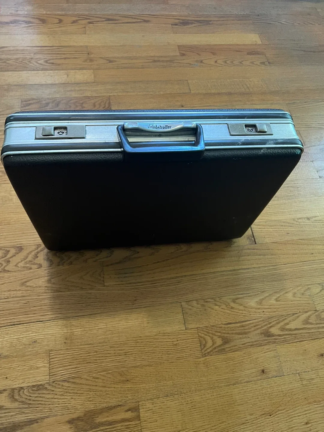 Two Vintages Globetrotter Briefcases