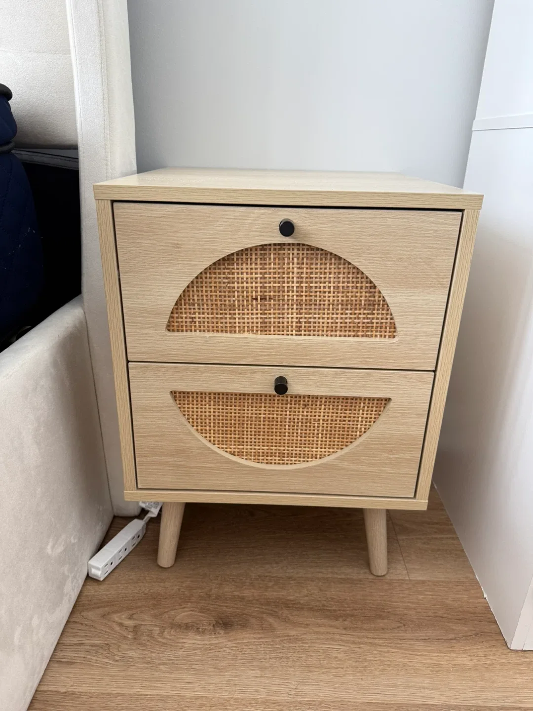 Rattan Nightstand with Two Drawers - Set of 2 image indicator(5)