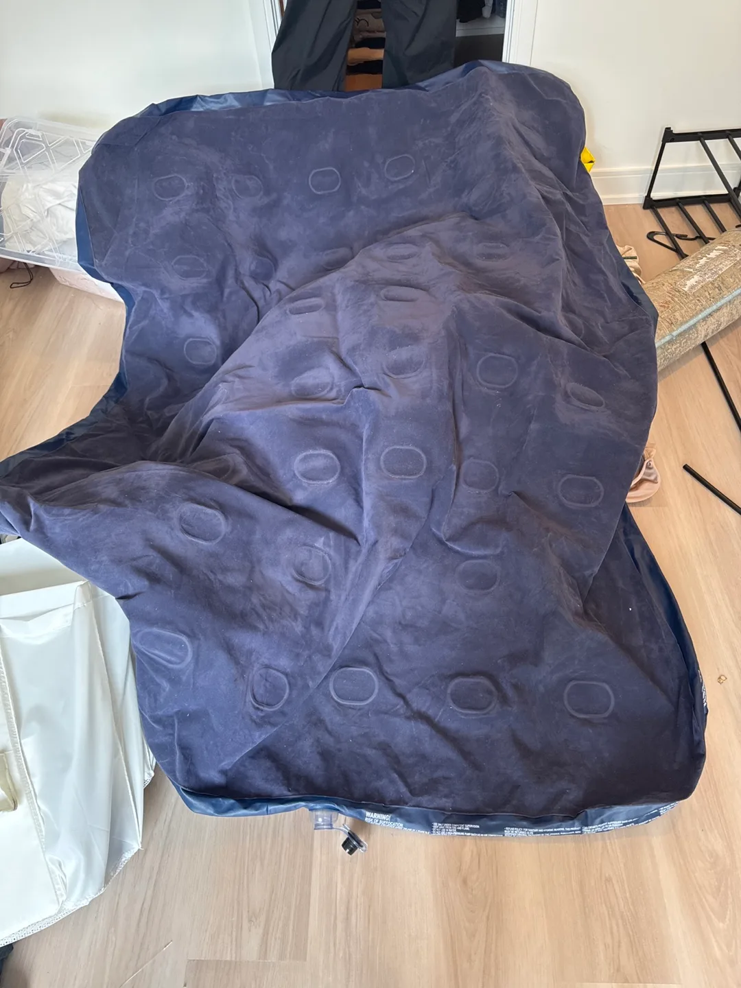 Queen Air Mattress - Blue thumbnail