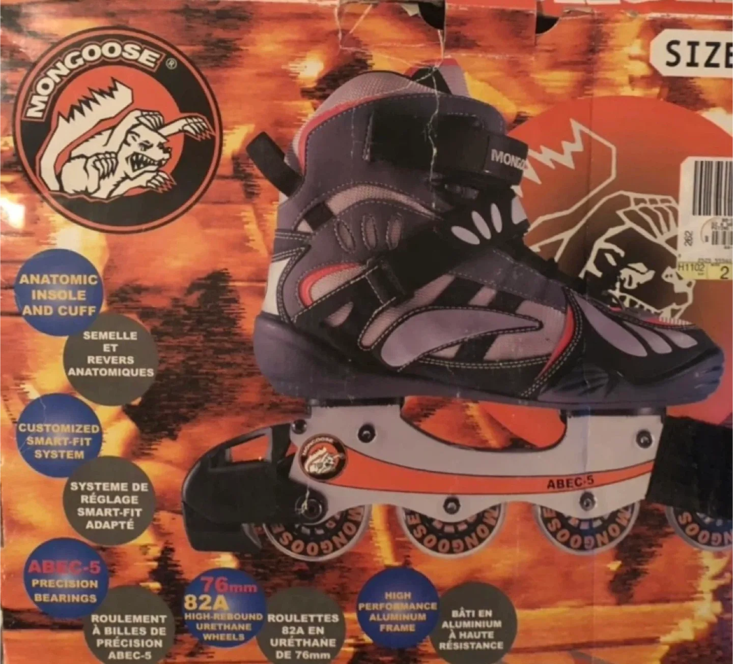 New Mongoose inline skates. Men’s Size 8 image indicator(8)