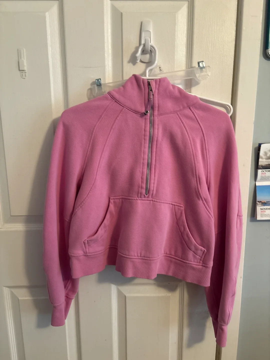 Lululemon Pink Half-Zip Pullover size Xs/s dahlia mauve thumbnail