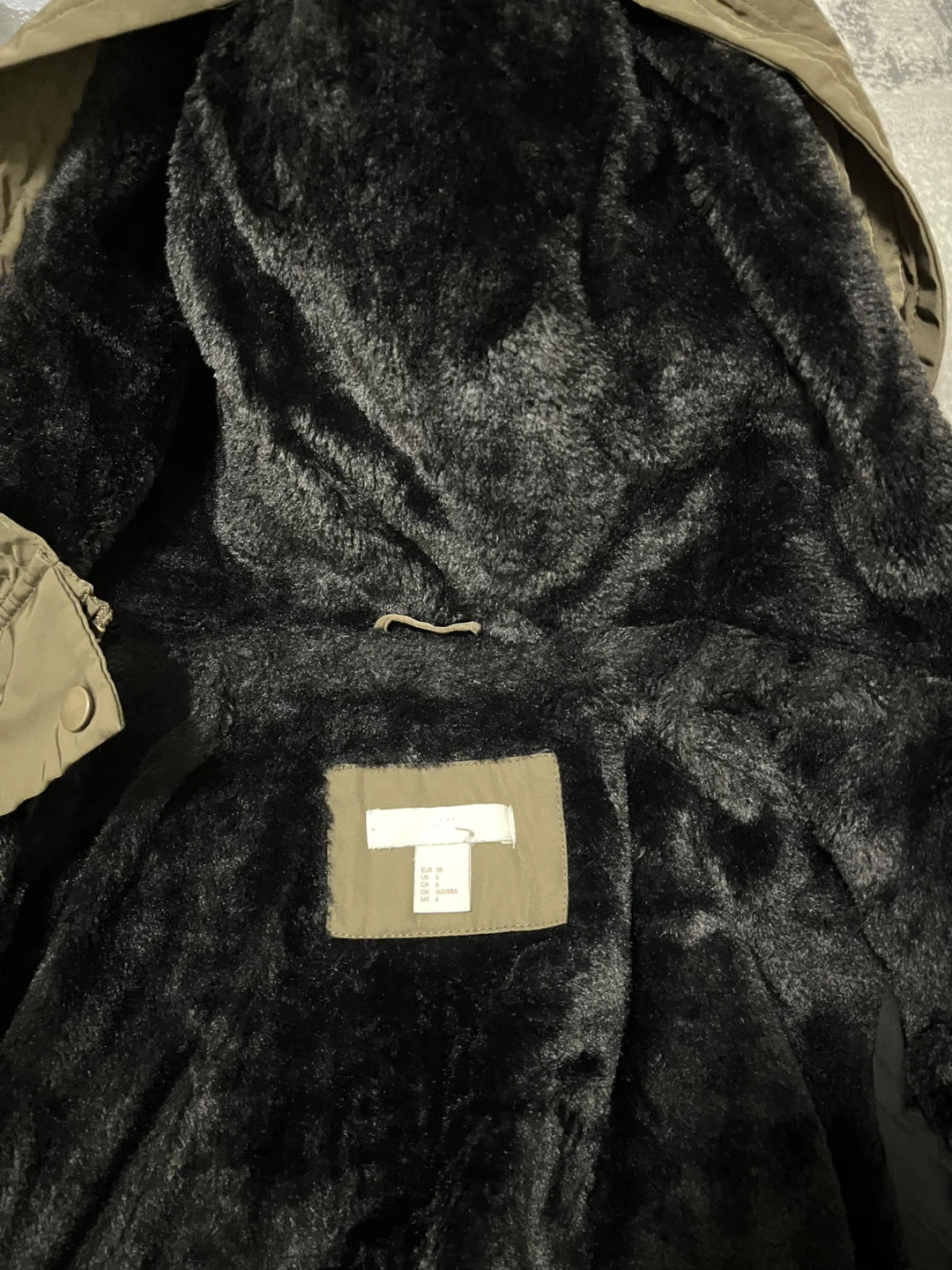 H&M Olive Green Winter Parka - photo 3