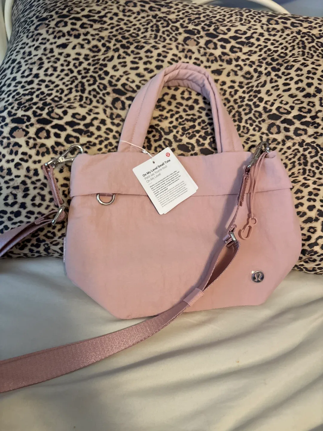 Lululemon On My Level Small Tote Bag pink haze 5L tags still on thumbnail