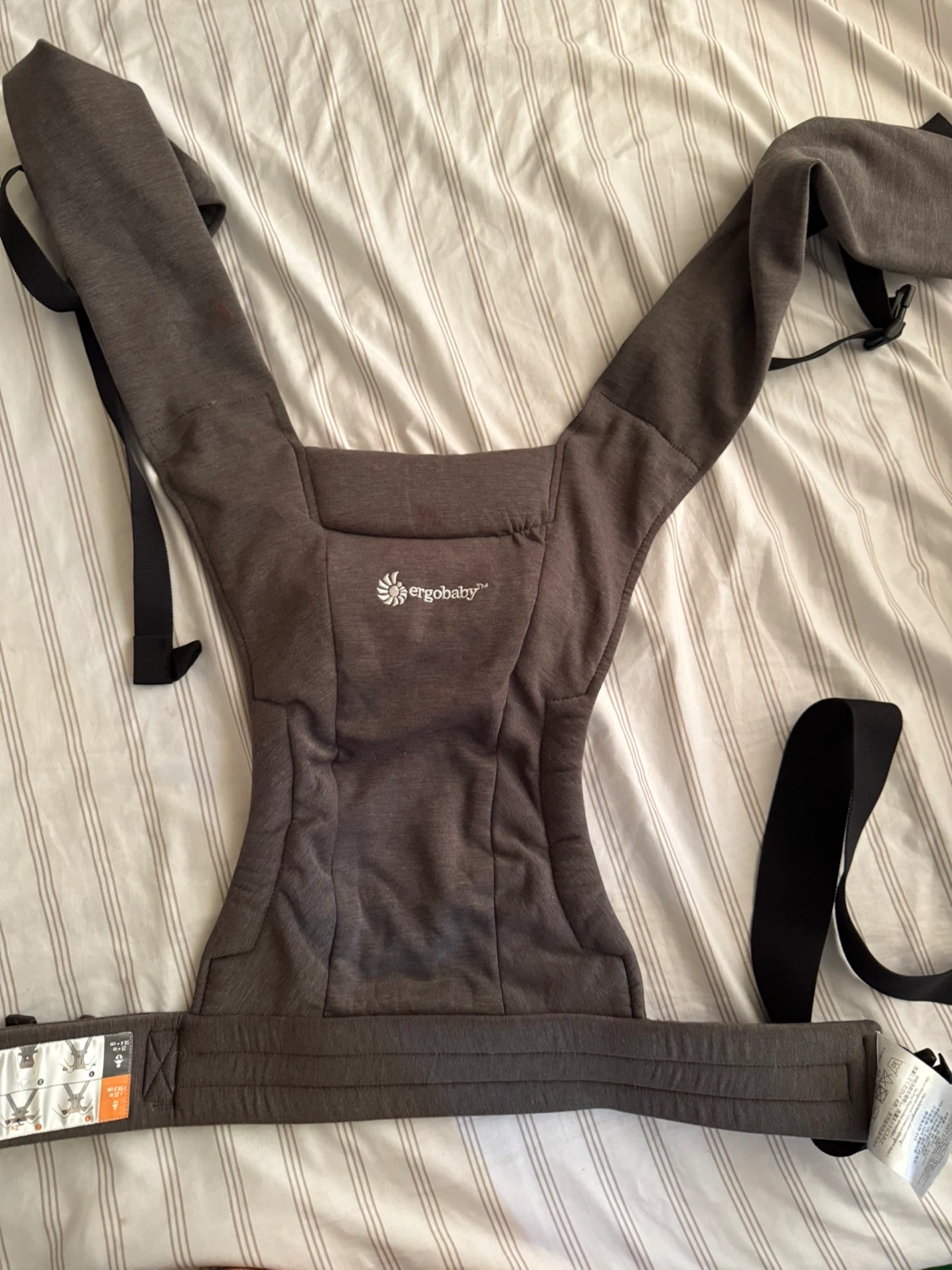 Ergobaby Embrace Cozy Newborn Carrier - Heather Grey