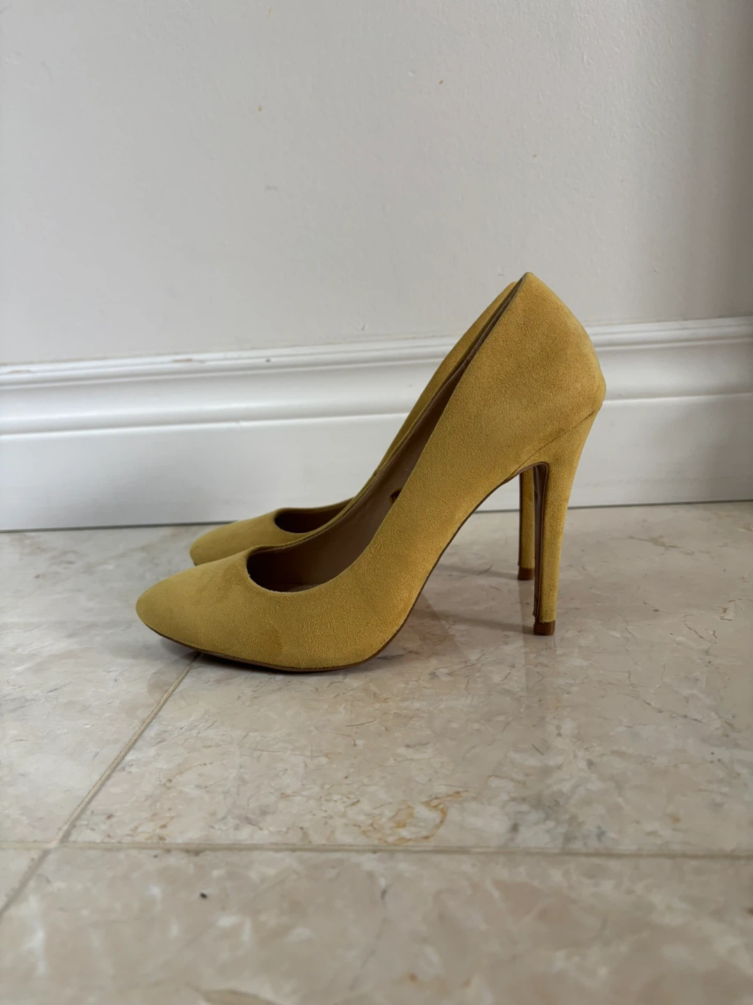 Zara Yellow Stiletto Heels