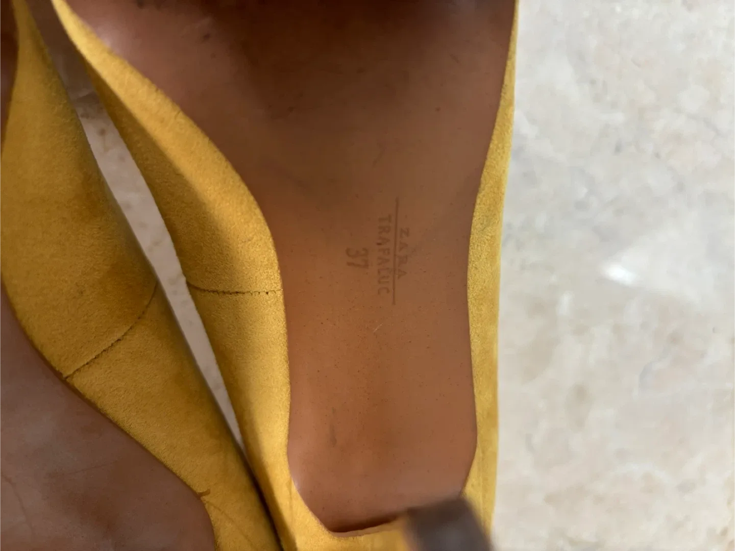 Zara Yellow Stiletto Heels image indicator(6)