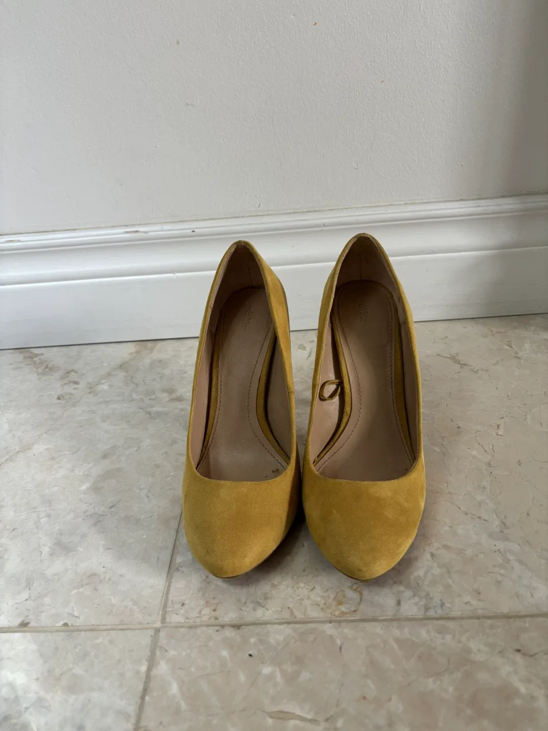 Zara Yellow Stiletto Heels image indicator(3)
