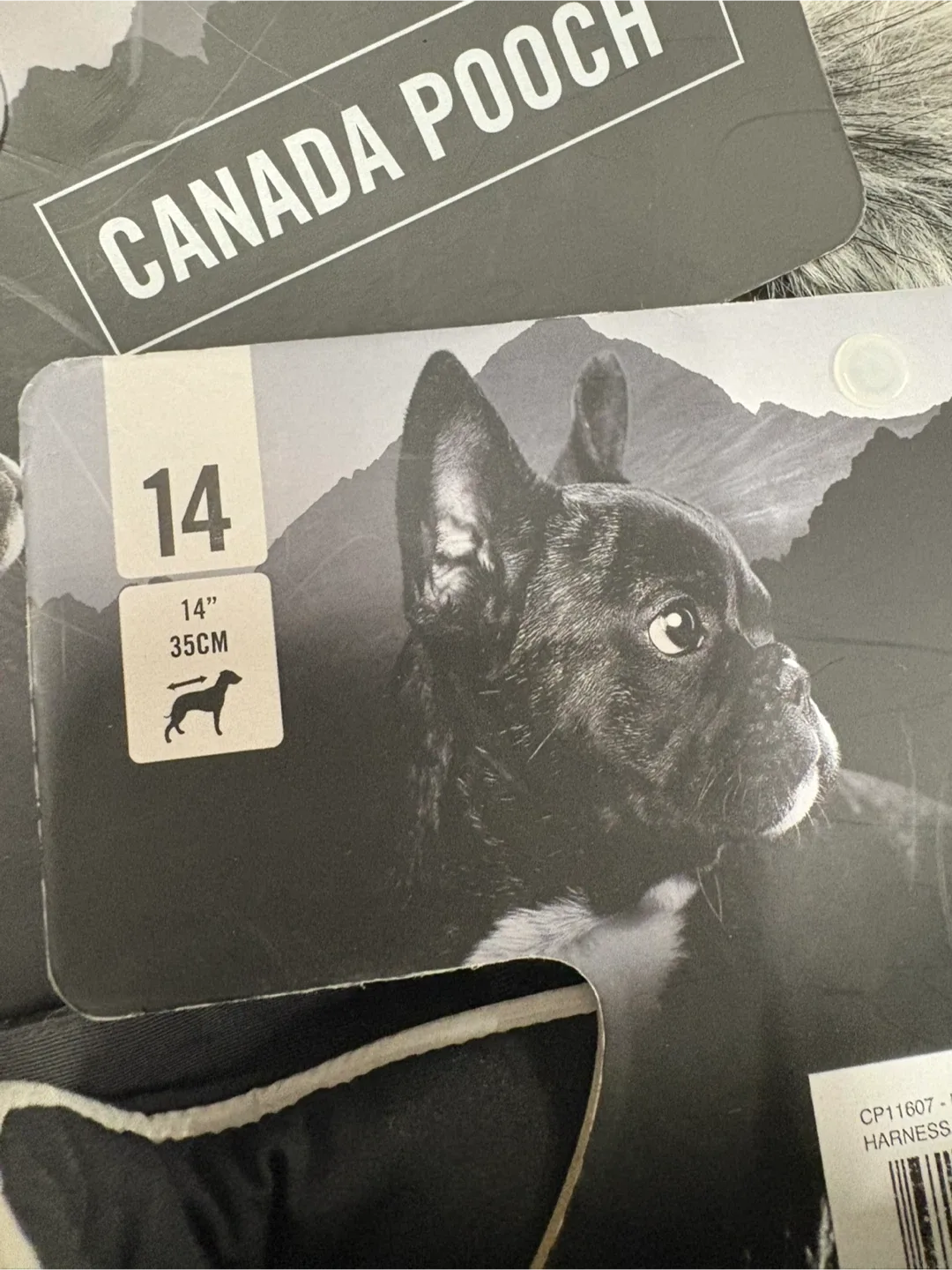 Canada Pooch Harness Puffer Dog Jacket - Size 14 image indicator(4)