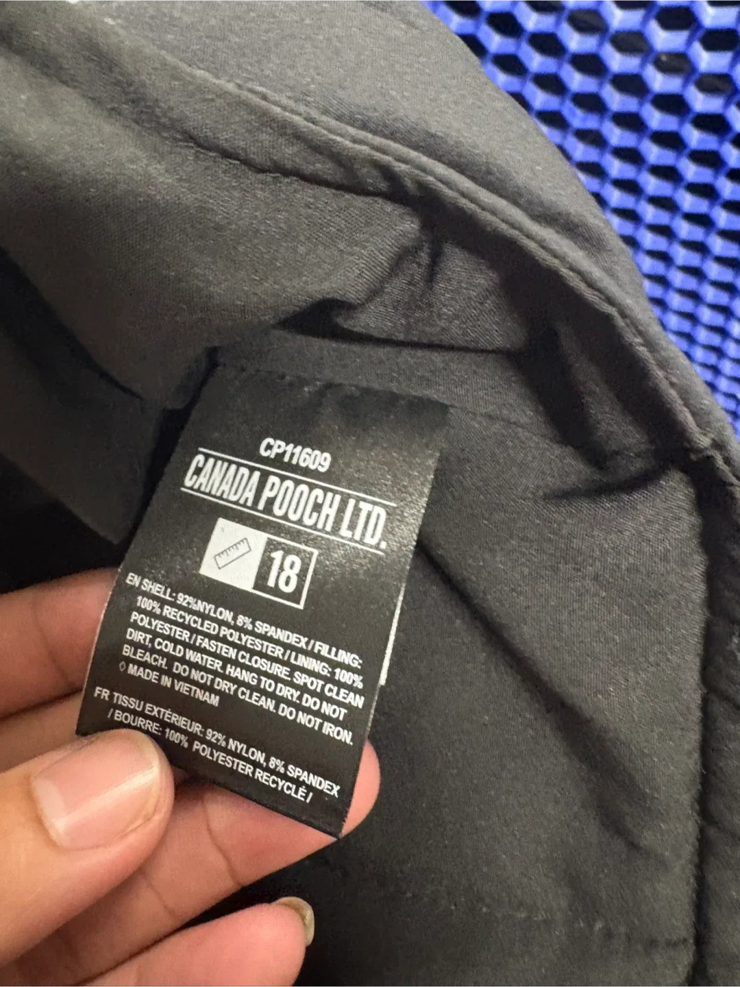 Canada Pooch Harness Puffer Dog Jacket - Size 14 image indicator(3)