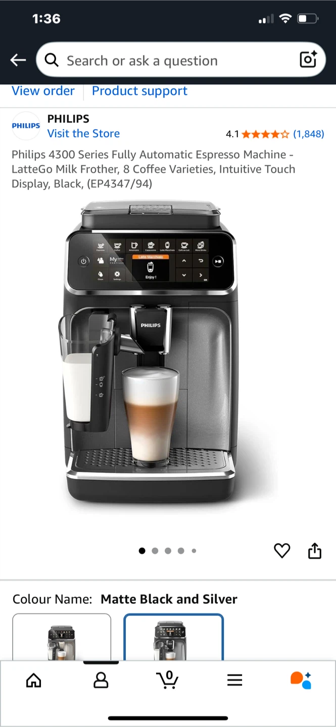 Philips Espresso Machine - photo 3