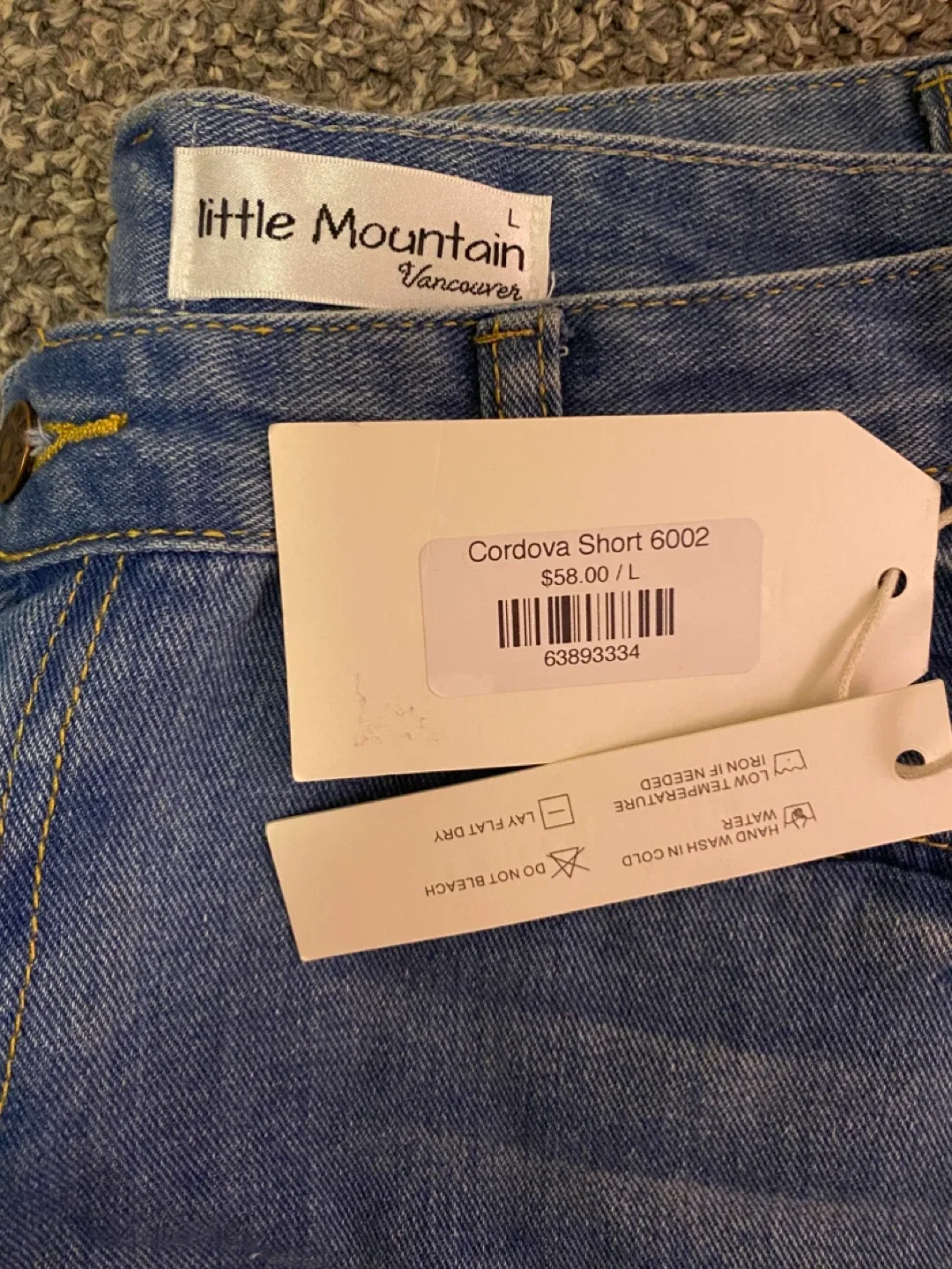 Little Mountain Cordova Denim Shorts - Size L image indicator(3)