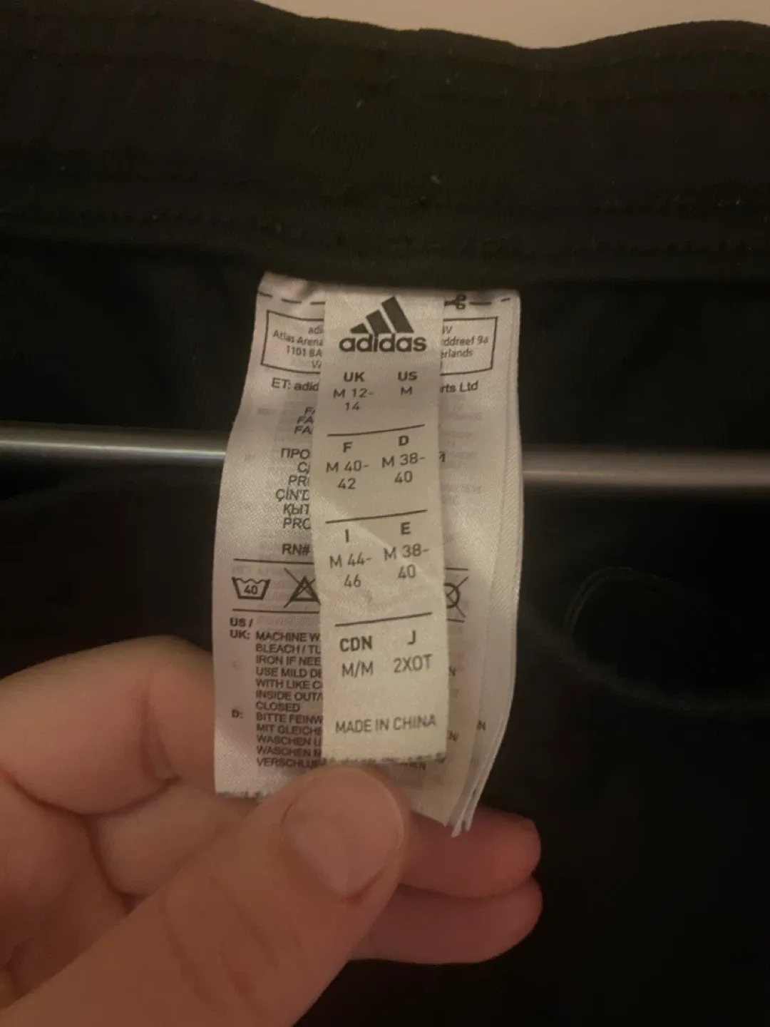 Adidas Black Track Pants Size M image indicator(4)