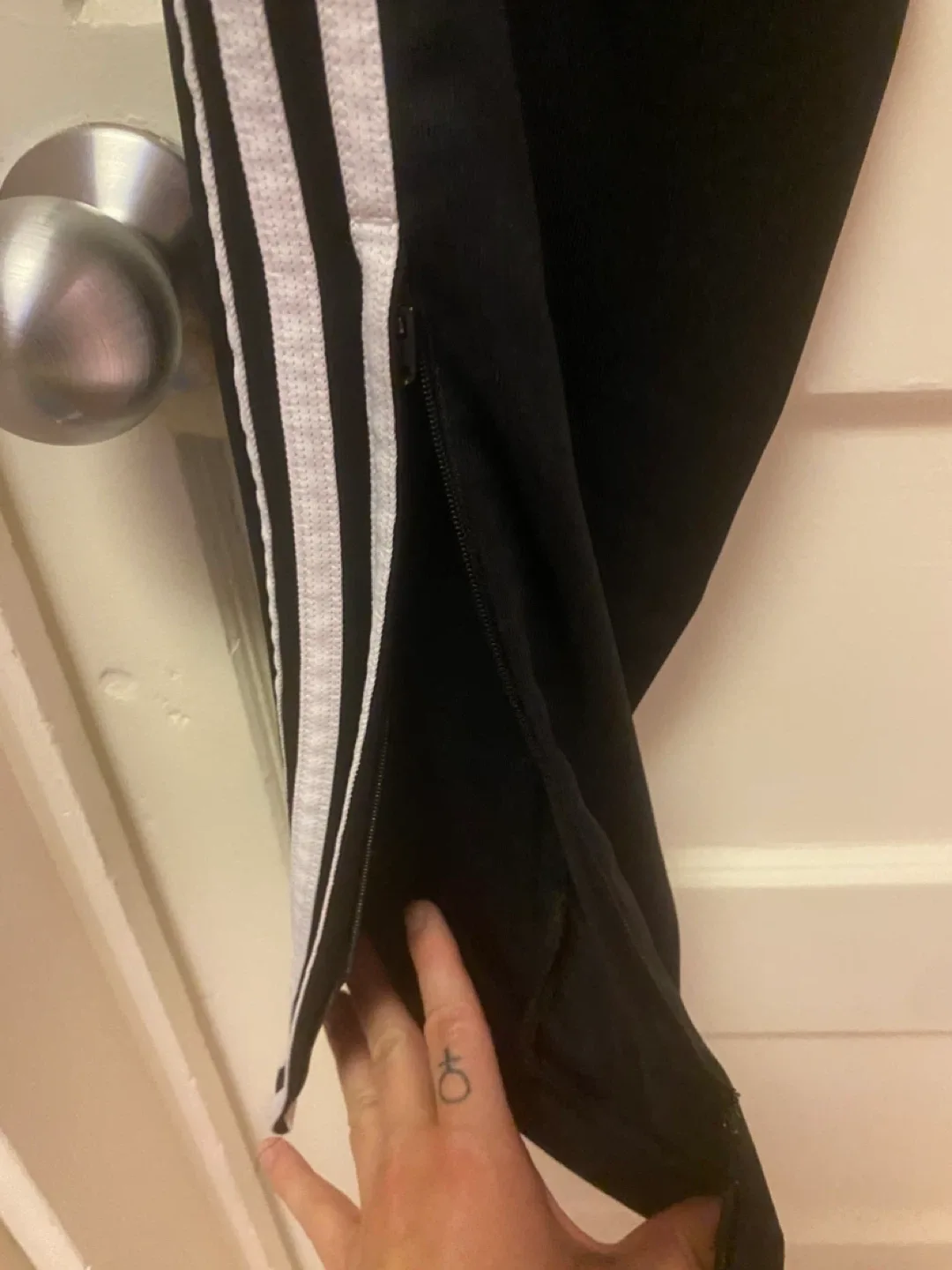 Adidas Black Track Pants Size M image indicator(3)