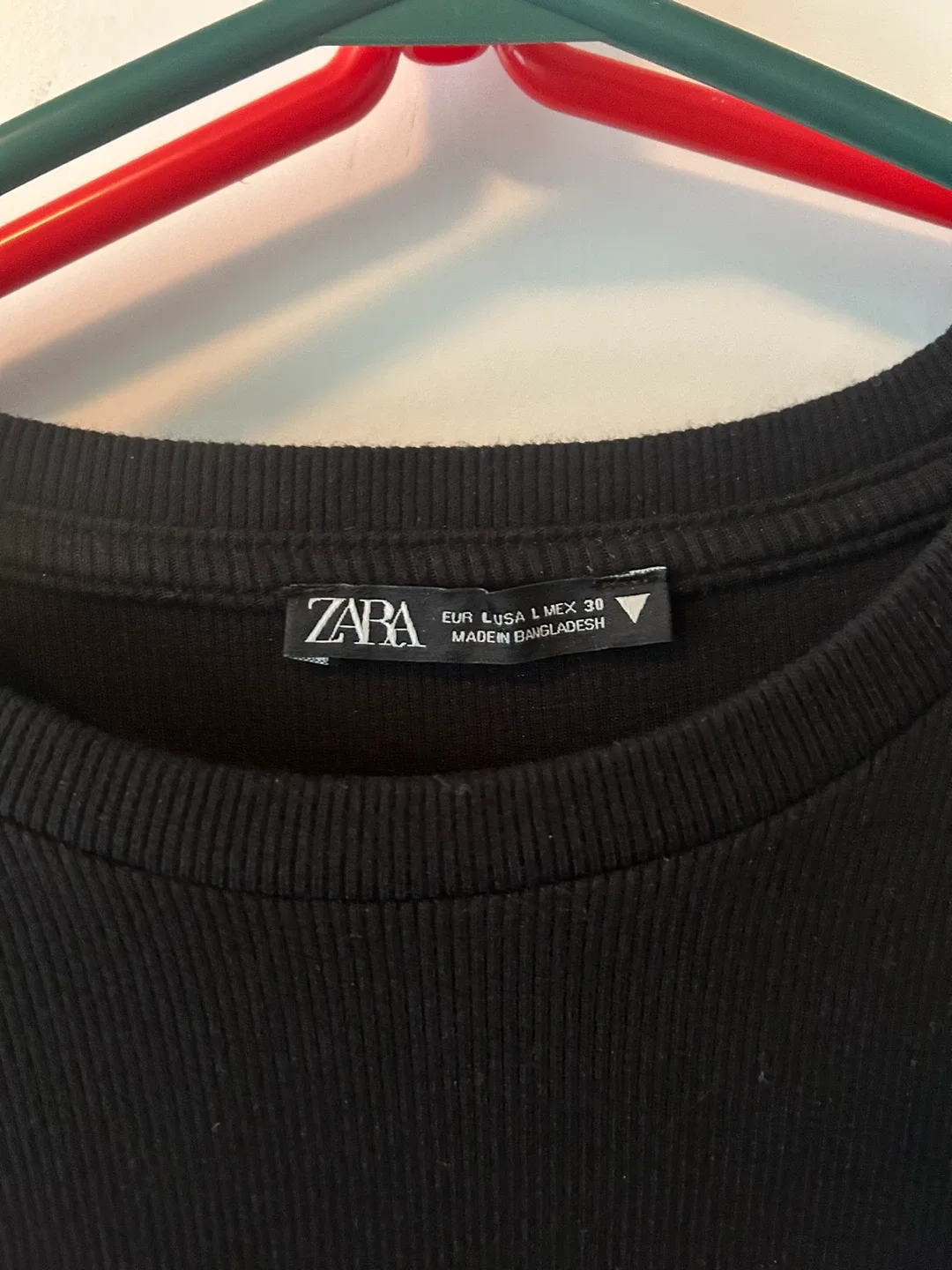 Zara Black Ruched Mini Dress - Size L image indicator(3)