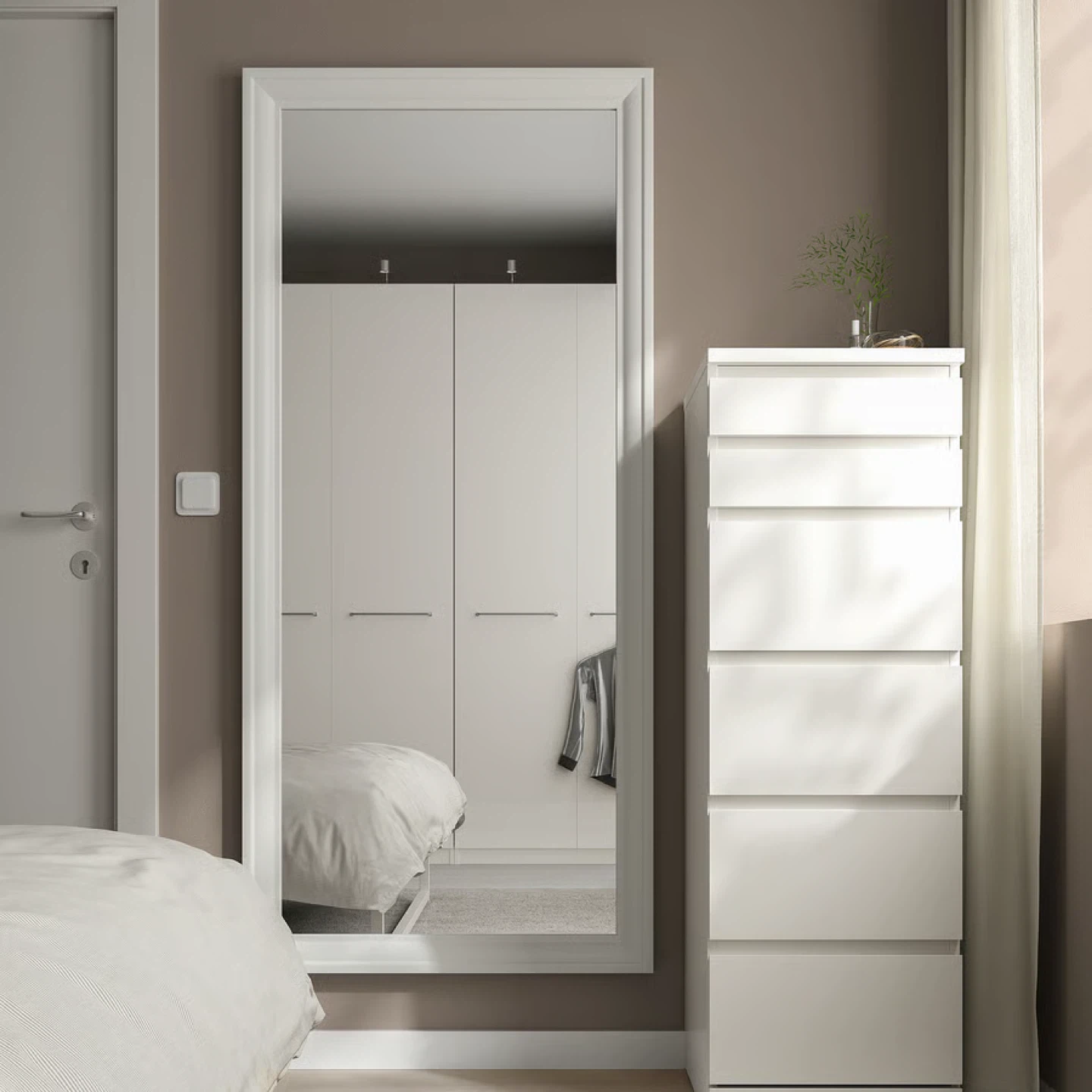 IKEA Hemnes White Mirror