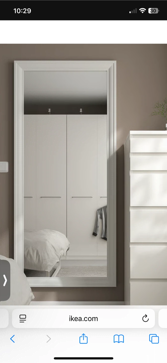 IKEA Hemnes White Mirror - photo 2