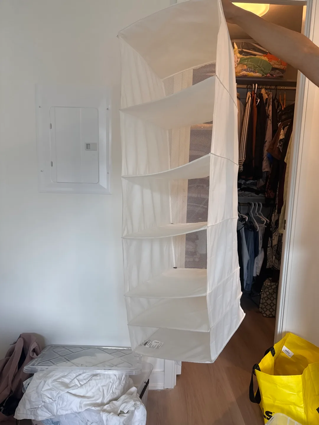 Hanging Closet Organizer - White