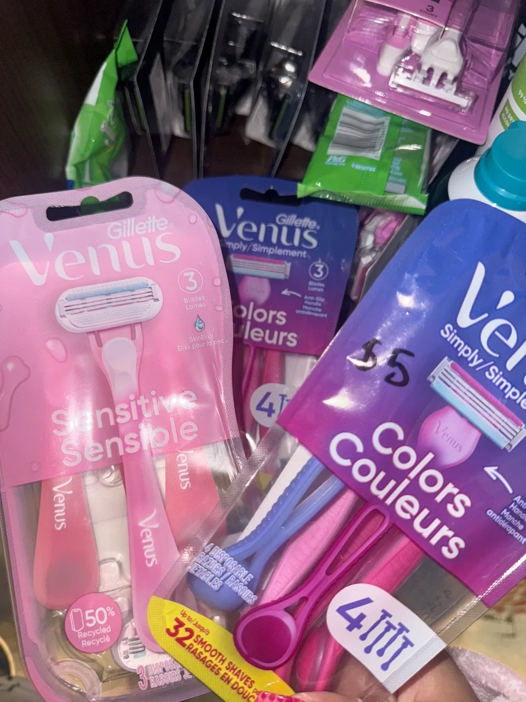 Gillette Venus Razors - Sensitive & Colors thumbnail