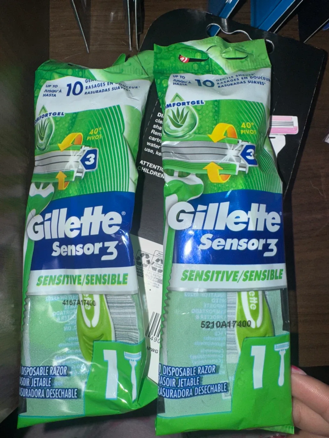 Gillette Sensor3 Sensitive Disposable Razors, 2 packs thumbnail