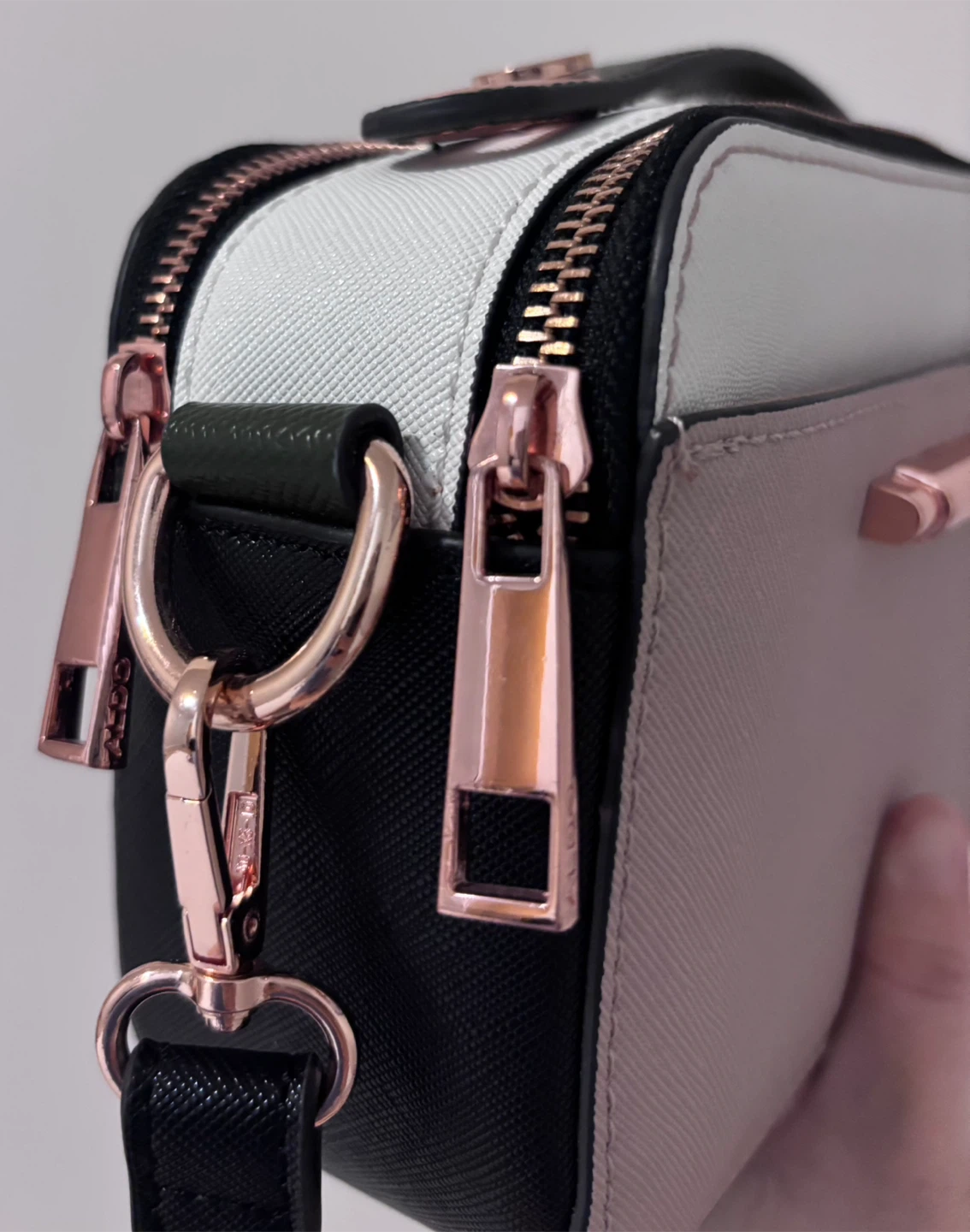 Aldo Crossbody Bag - Blush, White & Black - photo 4