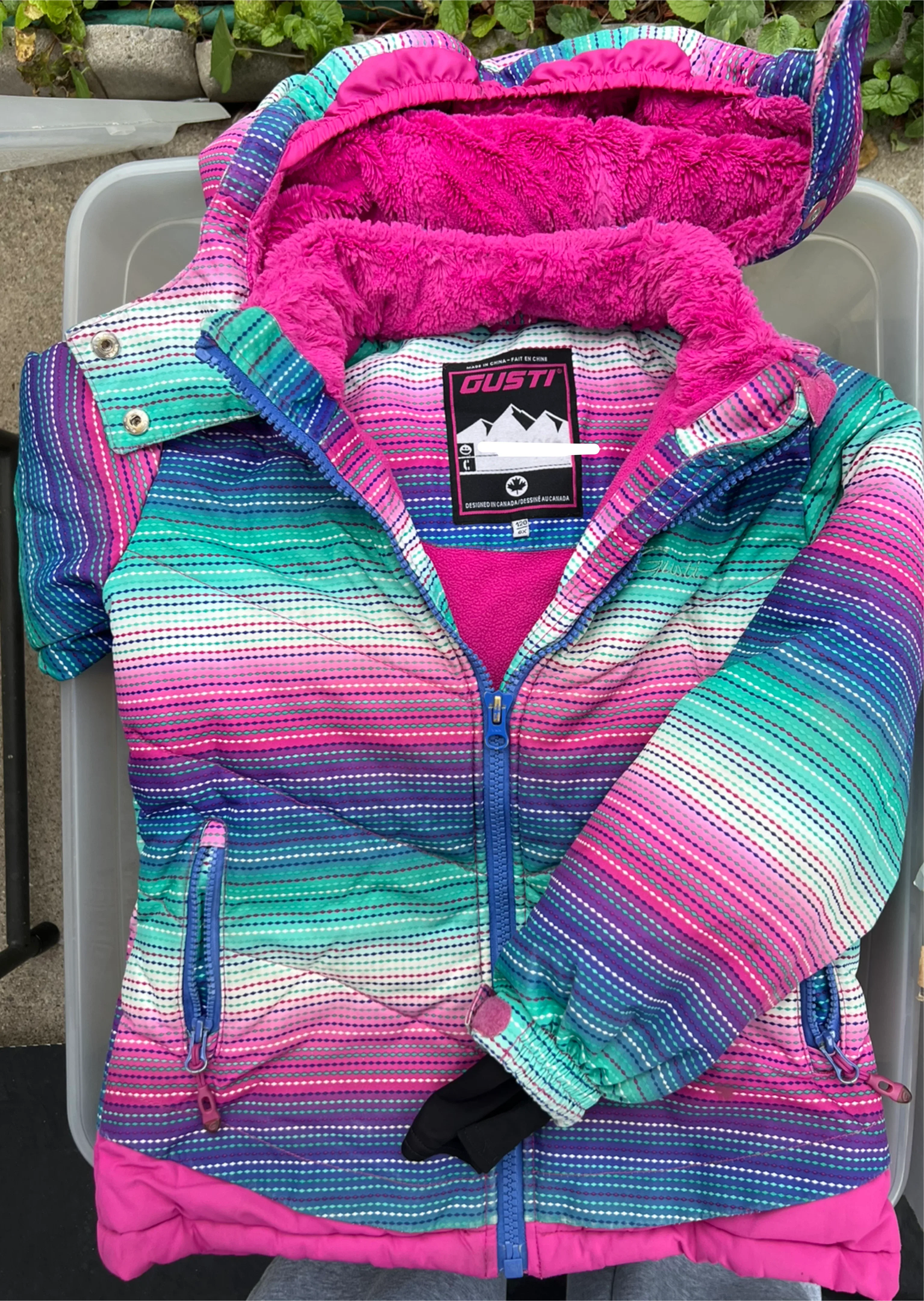 Gusti Girls' Winter Jacket, Size 8 image indicator(2)