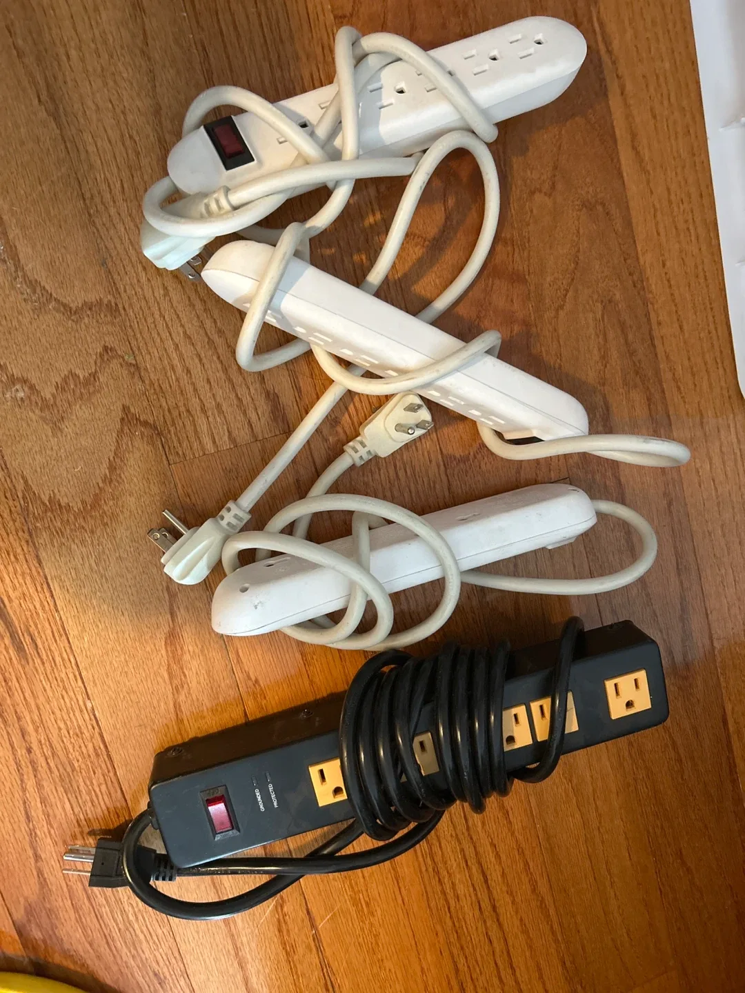 Power Strips - White & Black