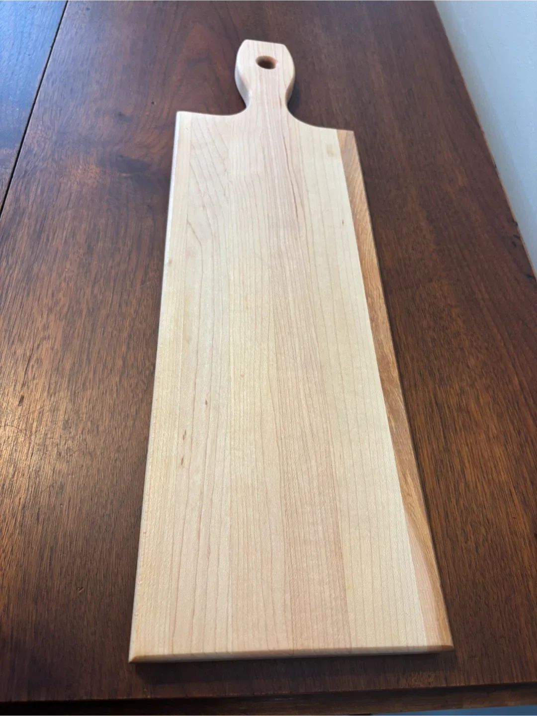 Maple Wooden Cutting Board with Engraved Saying image indicator(4)