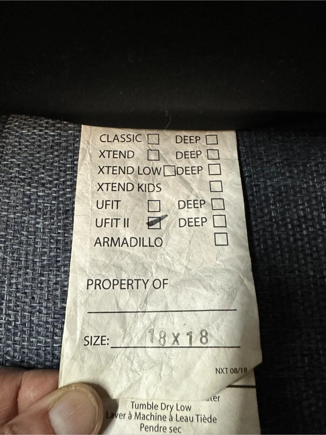 NXT uFit II Wheelchair Back (18x18) with Whitmyer Head Support image indicator(3)