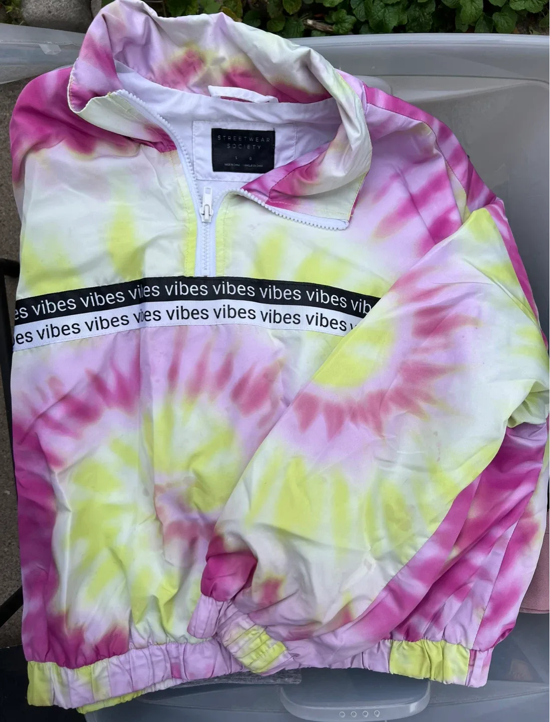 Streetwear Society Tie Dye Jacket - Size L image indicator(2)