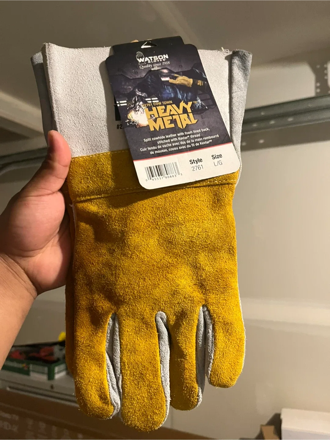 Watson Heavy Metal Welding Gloves - Size L/G