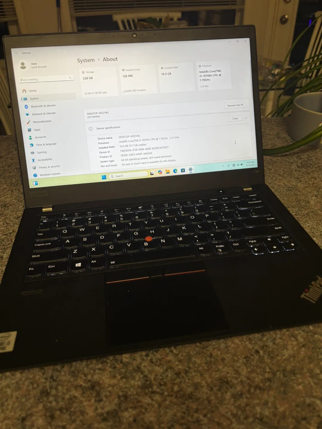 Lenovo ThinkPad T14 Laptop