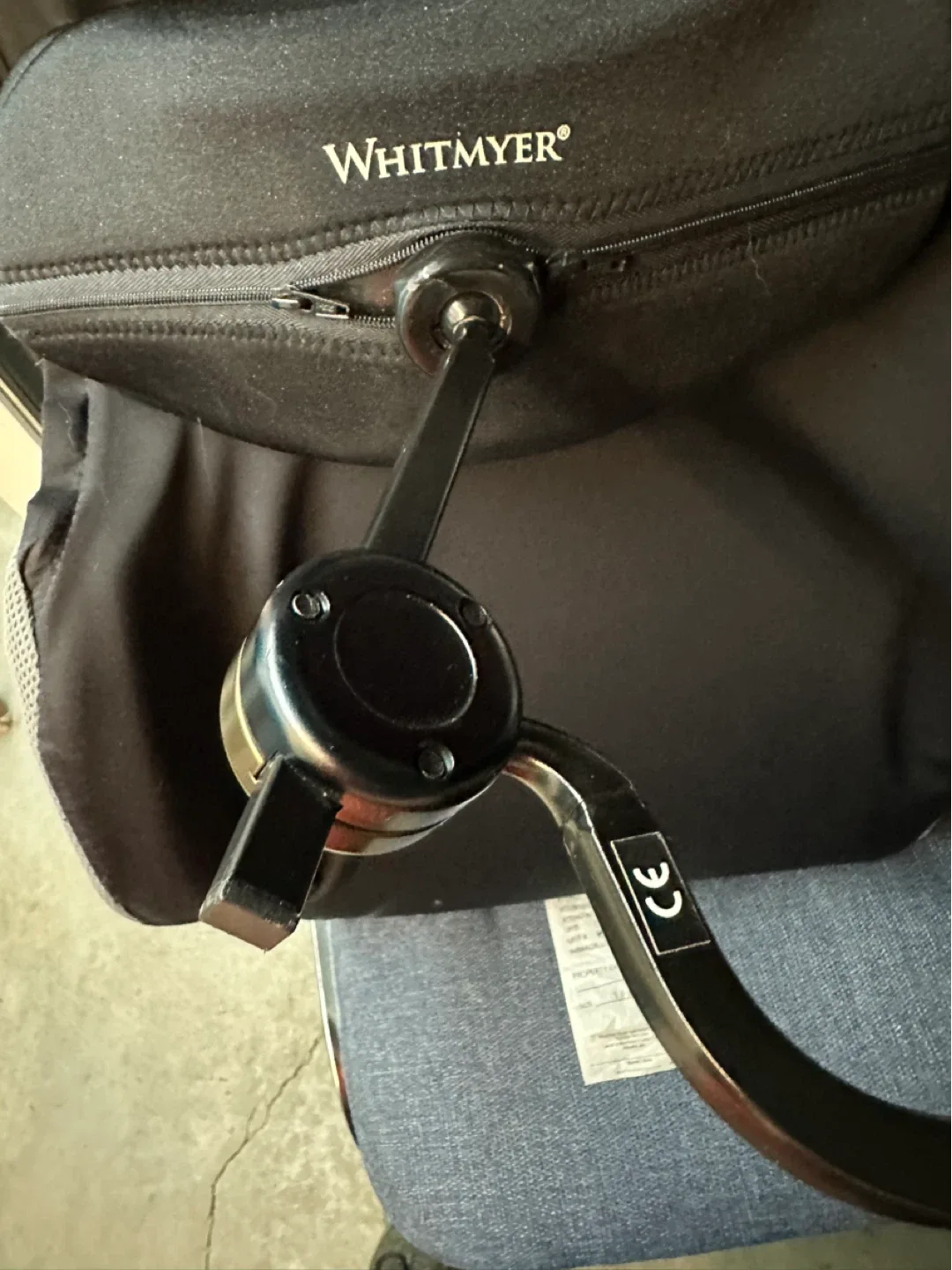 NXT uFit II Wheelchair Back (18x18) with Whitmyer Head Support image indicator(7)