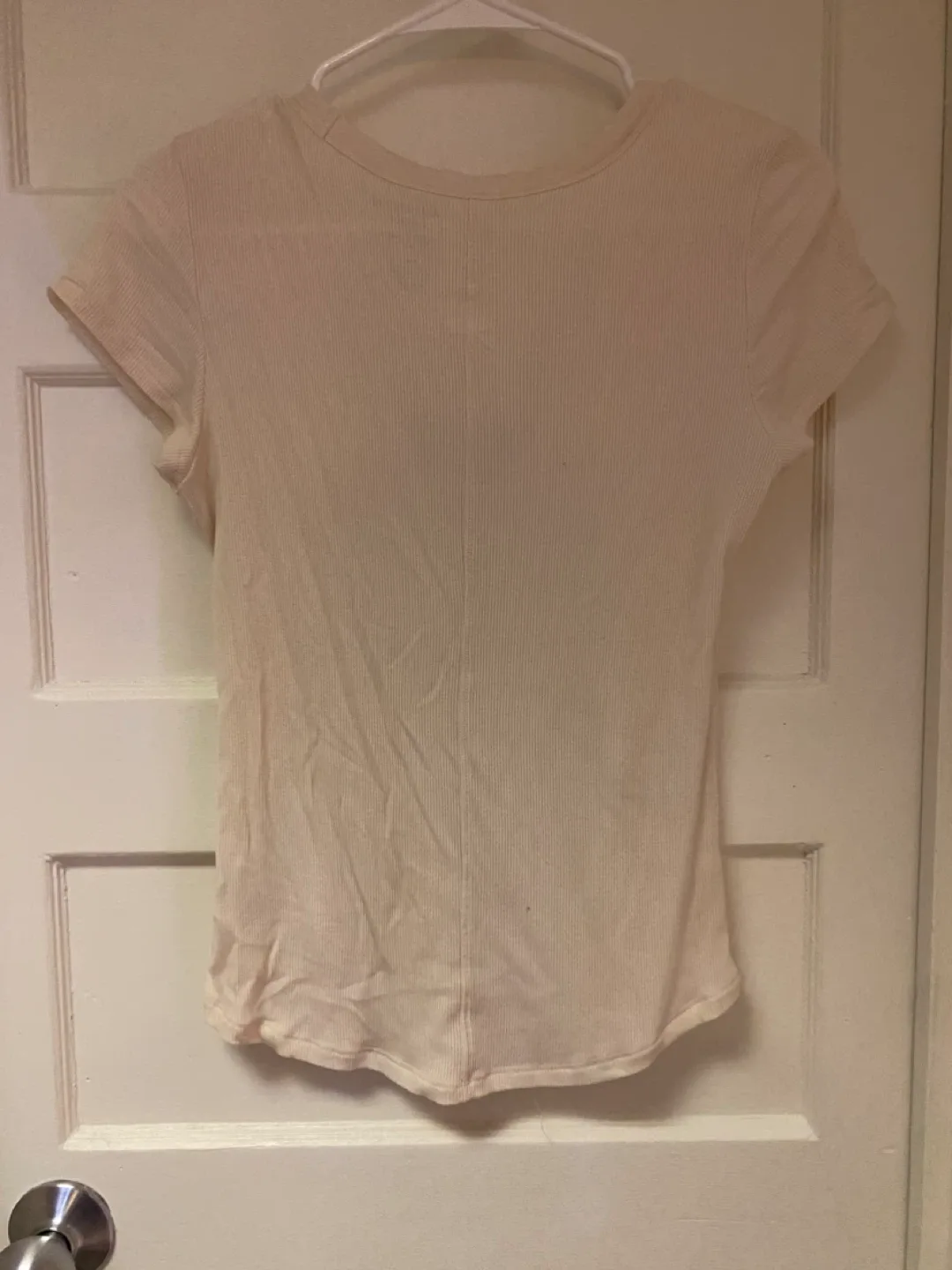 American Eagle Soft & Sexy Ribbed Tee - M image indicator(3)