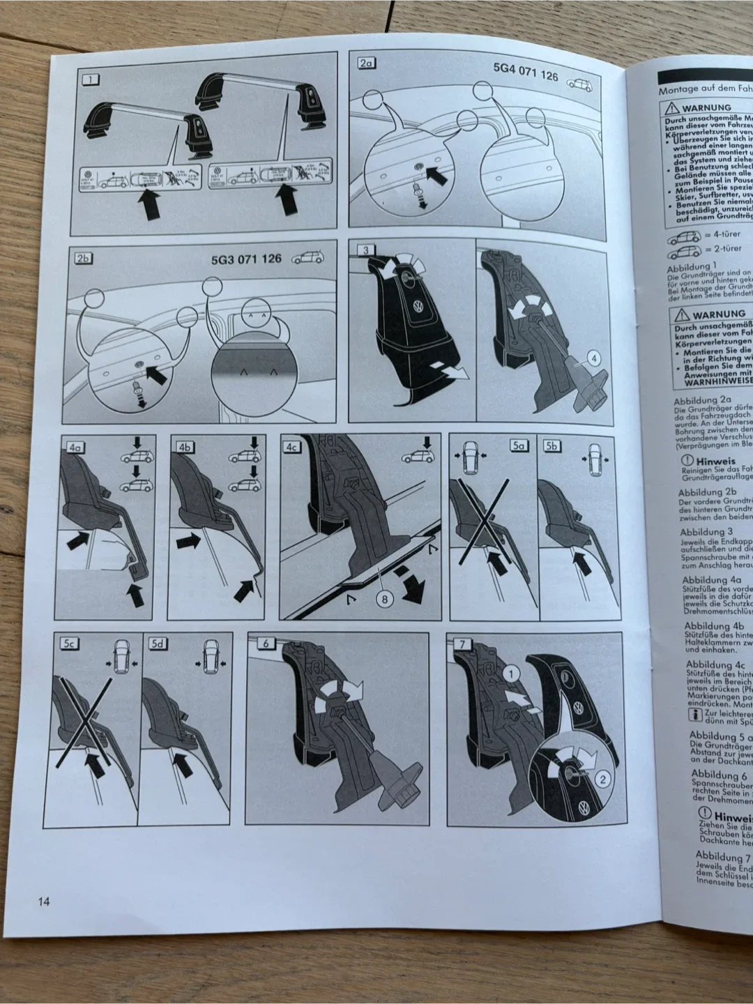 VW Golf Roof Rack brand new in box image indicator(10)