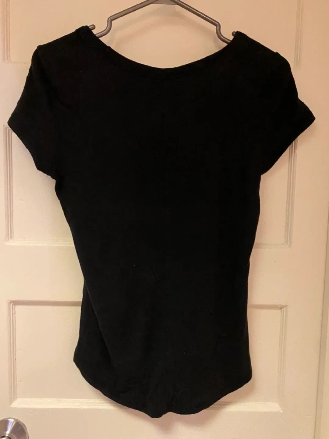 American Eagle Black Soft & Sexy Rib T-Shirt M image indicator(3)