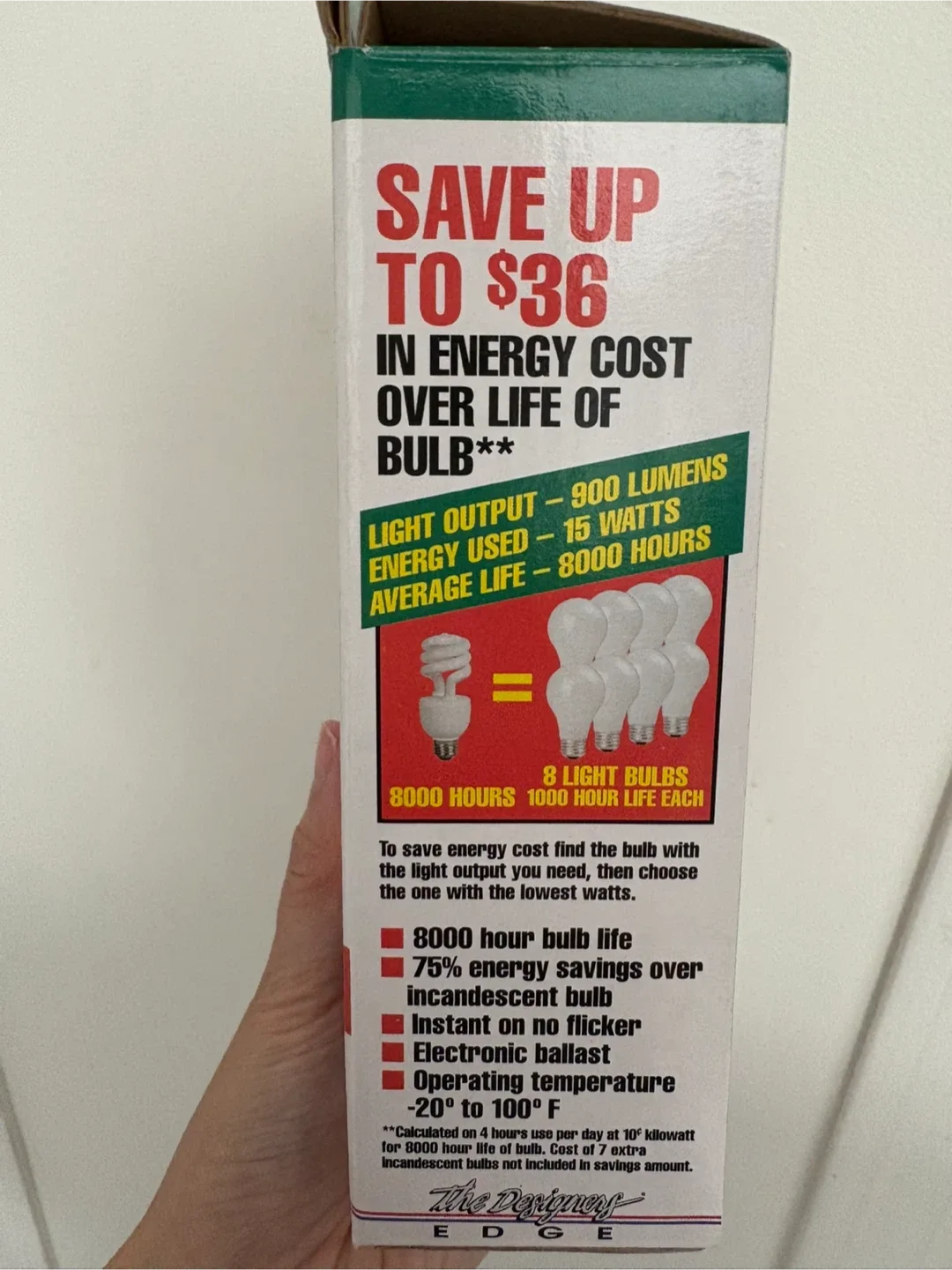 The Designer's Edge 60 Watt Equivalent Light Bulbs - 2 Pack image indicator(3)